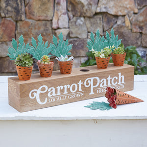 Carrot Patch Display Box - Countryside Home Decor