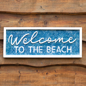 Welcome to the Beach Wall Sign - Countryside Home Decor