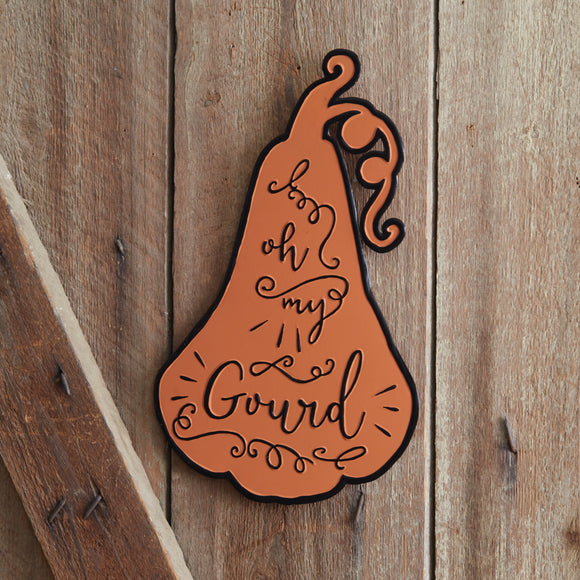 Oh My Gourd Wall Sign - Countryside Home Decor