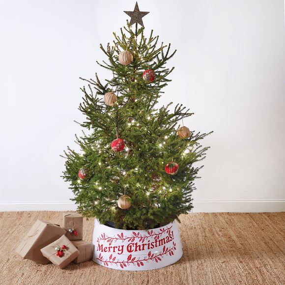 Merry Christmas Tree Collar - Countryside Home Decor