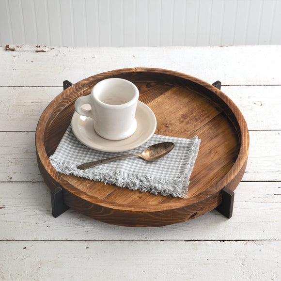 Modern Rustic Wood Tray - Countryside Home Decor