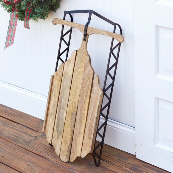 Vintage-Inspired Sled - Countryside Home Decor