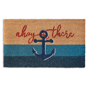 Ahoy There Nautical Doormat - Countryside Home Decor