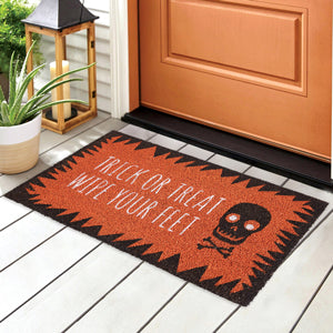 Trick-Or-Treat Wipe Your Feet Doormat - Countryside Home Decor