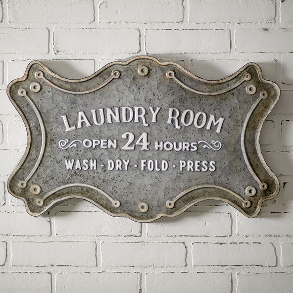Laundry Room Metal Sign - Countryside Home Decor