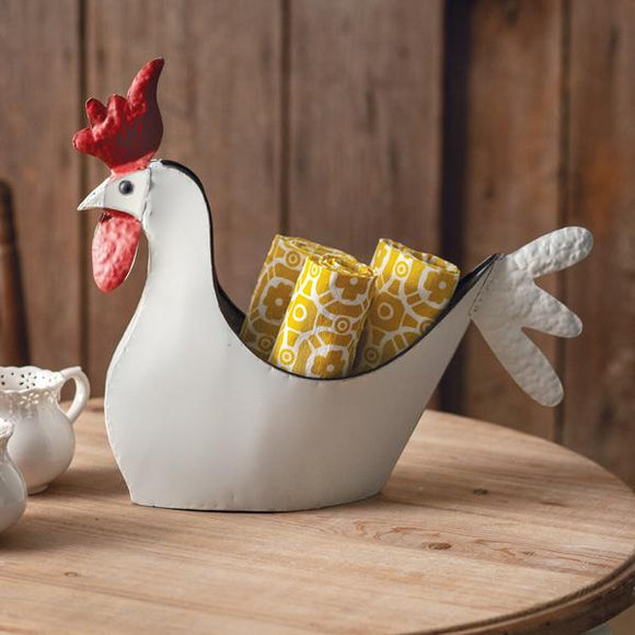 Rooster Container - Countryside Home Decor