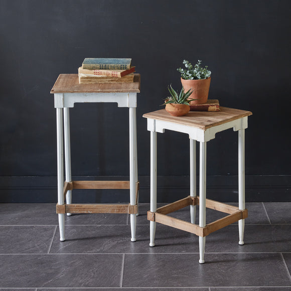 Set of Two Arabella Side Tables - Countryside Home Decor
