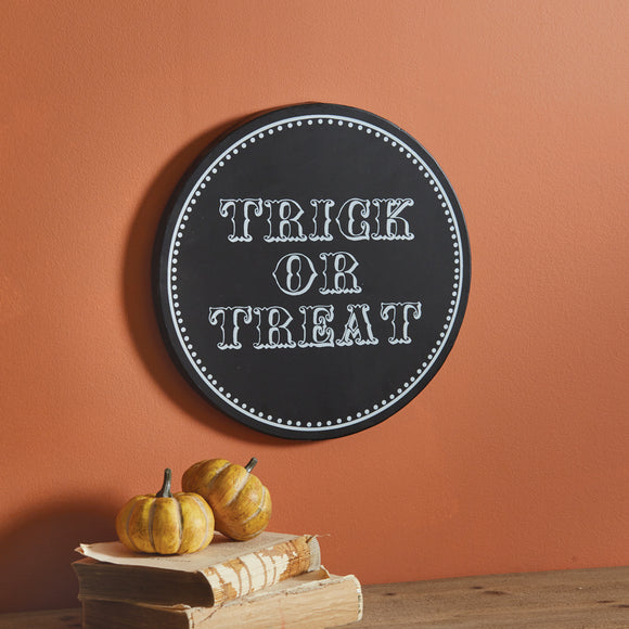 Trick-or-Treat Plaque - Countryside Home Decor