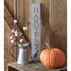 Galvanized Harvest Fall Sign - Countryside Home Decor