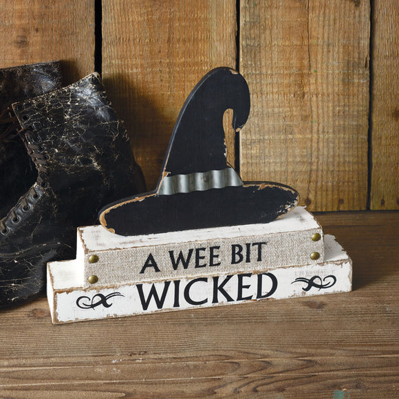 A Wee Bit Wicked Tabletop Sign - Countryside Home Decor