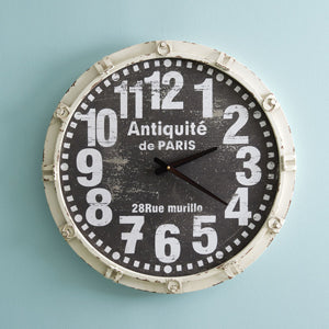 Antiquite De Paris Wall Clock - Countryside Home Decor
