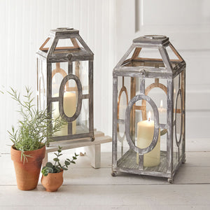 Set of Two Valley Springs Lanterns - Countryside Home Decor