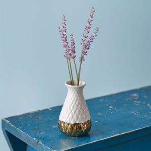 Gold Dipped Mini Bouquet Vase - Countryside Home Decor