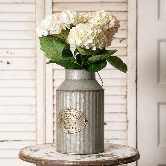 Flowers and Plants Can with Handle - Countryside Home Decor