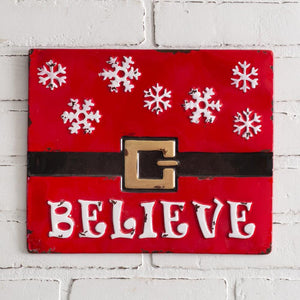 Believe Metal Wall Sign - Countryside Home Decor