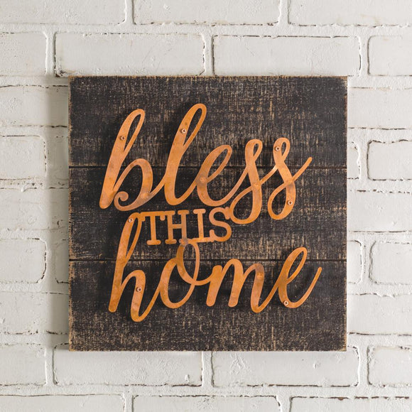 Bless This Home Sign - Countryside Home Decor