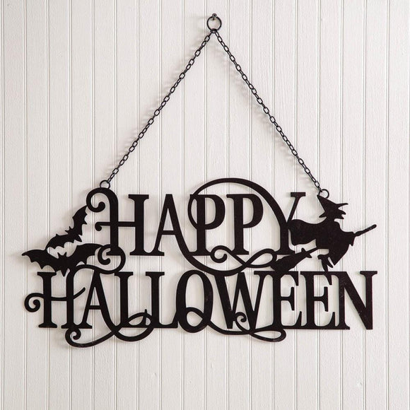 Happy Halloween Hanging Sign - Countryside Home Decor