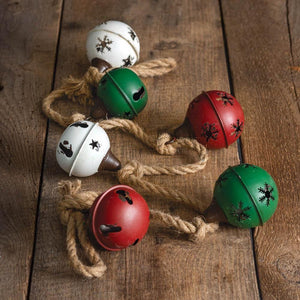 Holiday Bells and Jute Garland - Countryside Home Decor