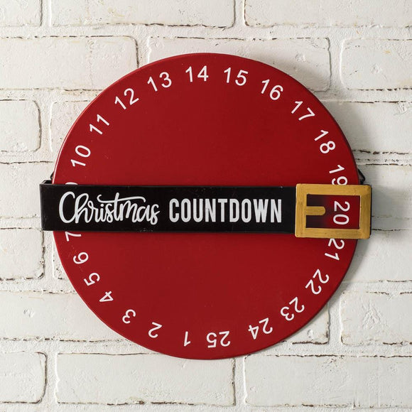 Spinning Christmas Countdown Wall Decor - Countryside Home Decor