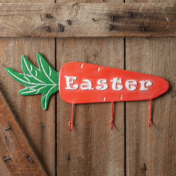 Easter Carrot  Hanger Sign - Countryside Home Decor