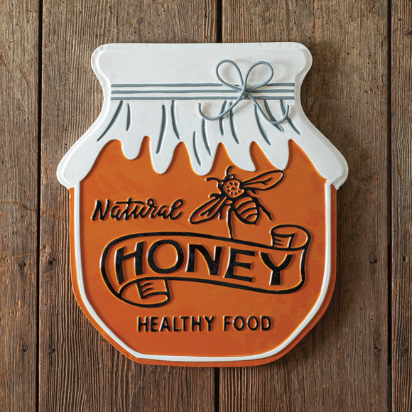 Natural Honey Jar Sign - Countryside Home Decor