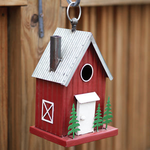 Charming Christmas Birdhouse - Countryside Home Decor