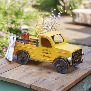 Yellow Springtime Truck - Countryside Home Decor