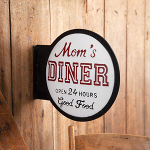 Mom's Diner Metal Wall Sign - Countryside Home Decor