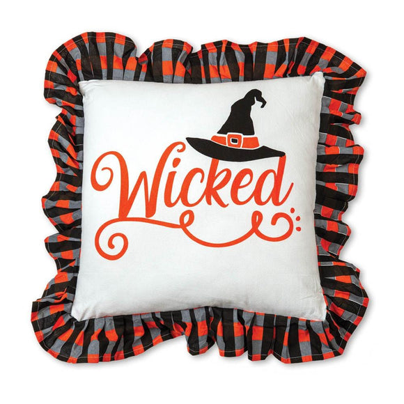 Wicked Cotton Throw Pillow - Countryside Home Decor