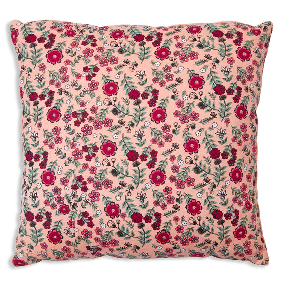 Pink Calico Throw Pillow - Countryside Home Decor