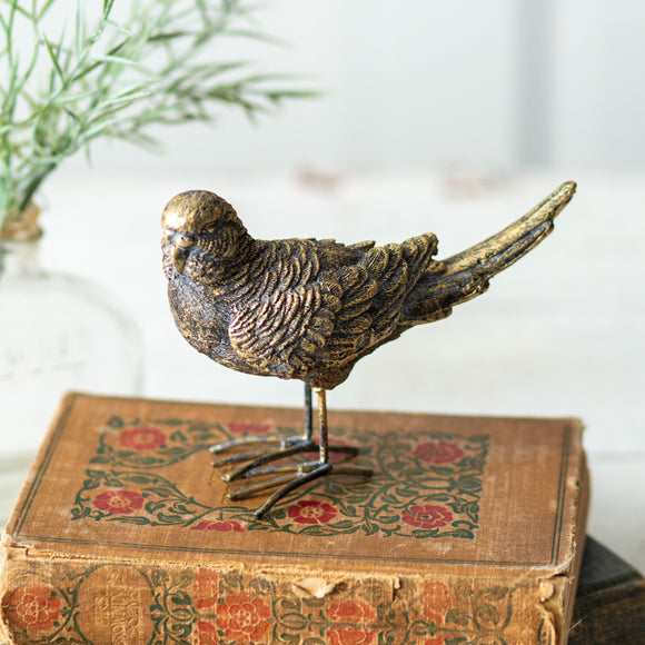 Parakeet Tabletop Figurine - Countryside Home Decor