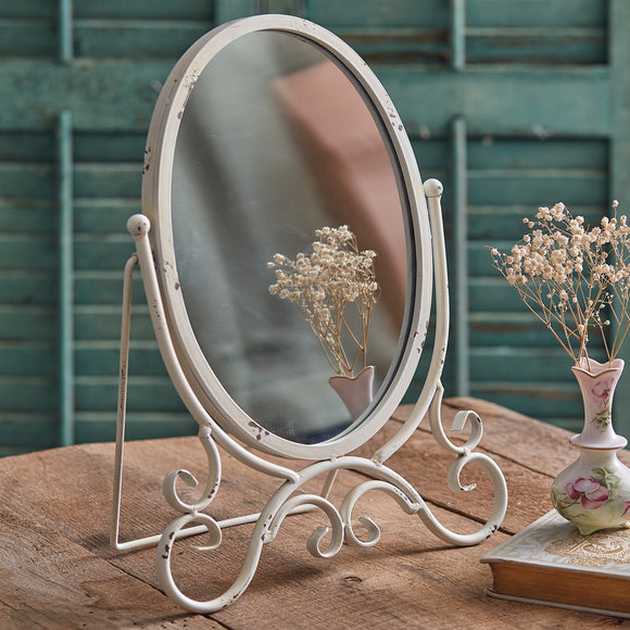 Kinsley Oval Tabletop Mirror - Countryside Home Decor