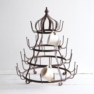 Rustic Crown Bottle Drying Rack - Countryside Home Decor