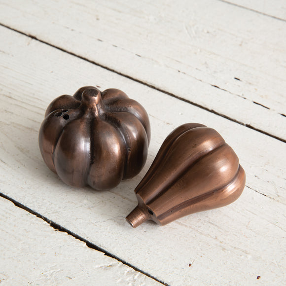 Pumpkin and Gourd Salt and Pepper Shakers - Countryside Home Decor