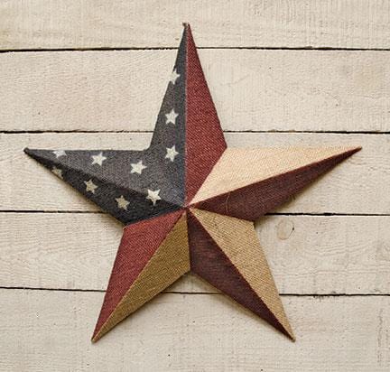 HAPPY DEALS ~ Americana Patriotic Pip Berry Ring with Tin Stars | 6 inch with 3.5 inch Center HAPPY DEALS ~ Americana Patriotic Pip Berry Ring with Tin Stars | 6 inch with 3.5 inch Center