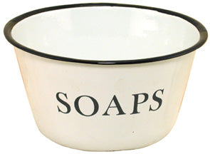Enamelware Soaps Bowl - Countryside Home Decor