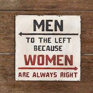 Always Right Metal Wall Sign - Countryside Home Decor