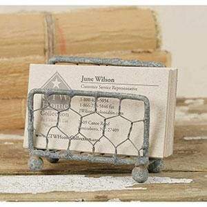 Chicken Wire Business Card Holder - Box of 2 - Countryside Home Decor