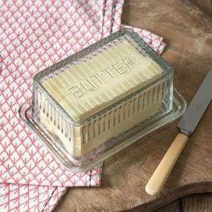 Covered Butter Dish - Countryside Home Decor