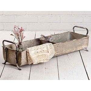 Divided Tray with Songbird - Countryside Home Decor
