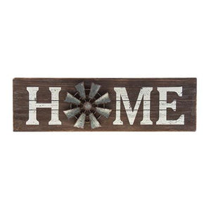 Home Windmill Sign - Countryside Home Decor