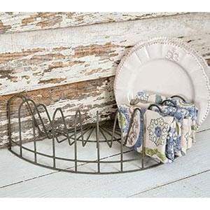 Half Round Plate Rack - Box of 2 - Countryside Home Decor