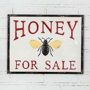 Honey for Sale Metal Sign - Countryside Home Decor
