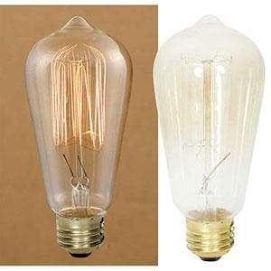 Large 40 Watt Vintage Light Bulb - Countryside Home Decor