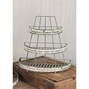 Small Thompson's Baked Goods Rack - Countryside Home Decor