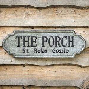 The Porch Metal Sign - Countryside Home Decor