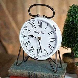 Vintage Time Tabletop Clock - Countryside Home Decor